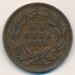 Португалия, 20 рейс (1883 г.)
