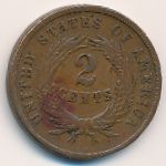 США, 2 цента (1864 г.)
