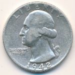США, 1/4 доллара (1942 г.)