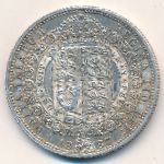 Великобритания, 1/2 кроны (1887 г.)