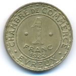 Evreux, 1 франк, 