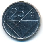 Aruba, 25 центов, 