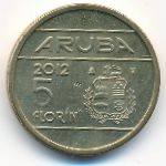 Aruba, 5 флоринов, 