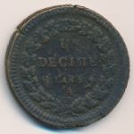 Франция, 1 десим ( г.)