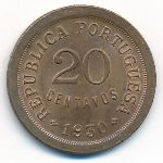Кабо-Верде, 20 сентаво (1930 г.)