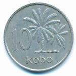 Nigeria, 10 кобо (1973 г.)
