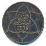 Morocco, 5 мазун (1912 г.)