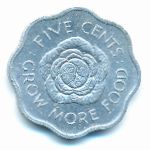 Сейшелы, 5 центов (1975 г.)