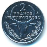 Madagascar, 2 франка (1982 г.)