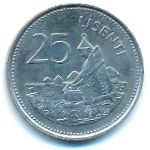 Lesotho, 25 лисенте (1985 г.)
