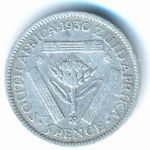 ЮАР, 3 пенса (1930 г.)