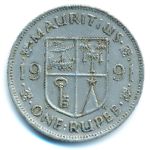 Mauritius, 1 рупия (1991 г.)