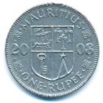 Mauritius, 1 рупия (2008 г.)