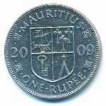 Mauritius, 1 рупия (2009 г.)