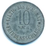 Пегниц., 10 пфеннигов (1917 г.)