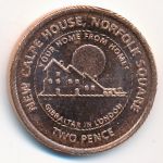 Гибралтар, 2 пенса (2018 г.)