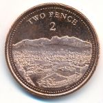 Гибралтар, 2 пенса (2020 г.)