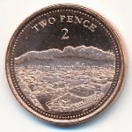 Гибралтар, 2 пенса (2020 г.)