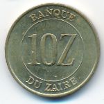 Заир, 10 заир (1988 г.)