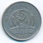 Маврикий, 5 рупий (1991 г.)