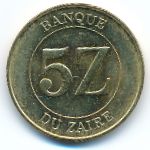 Заир, 5 заир (1987 г.)