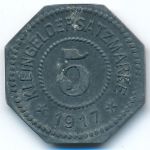 Розенхайм., 5 пфеннигов (1917 г.)