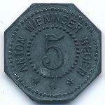 Реген., 5 пфеннигов