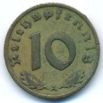 Третий Рейх, 10 рейхспфеннигов (1936 г.)