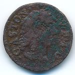 Франция, Денье турнуа (1651 г.)