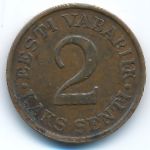 Эстония, 2 сента (1934 г.)