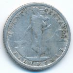 Филиппины, 20 сентаво (1907 г.)