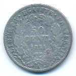 Франция, 50 сантим (1881 г.)