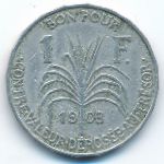 Гваделупа, 1 франк (1903 г.)