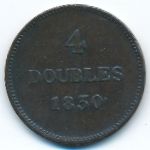 Гернси, 4 дубля (1830 г.)