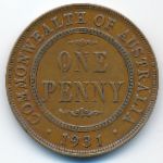 Australia, 1 пенни (1931 г.)