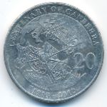 Австралия, 20 центов (2013 г.)