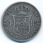 Испания, 4 реала (1852 г.)