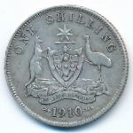 Австралия, 1 шиллинг (1910 г.)