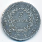 Франция, 5 франков (1803 г.)