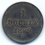 Гернси, 1 дубль (1889 г.)