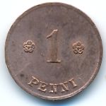Финляндия, 1 пенни (1922 г.)