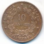 France, 10 сентим (1873 г.)
