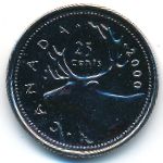 Канада, 25 центов (2000 г.)