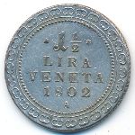 Венеция, 1 1/2 лиры (1802 г.)