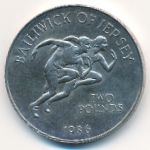 Джерси, 2 фунта (1986 г.)