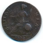 Великобритания, 1/2 пенни (1772 г.)