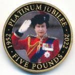 Ascension Island, 5 фунтов, 