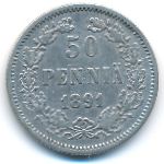 Финляндия, 50 пенни (1891 г.)