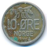 Норвегия, 10 эре (1963 г.)
