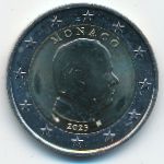 Монако, 2 евро (2023 г.)